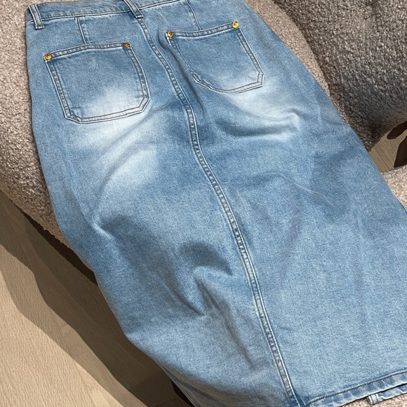 Khaite denim skirt size 25 - Picture 6 of 10